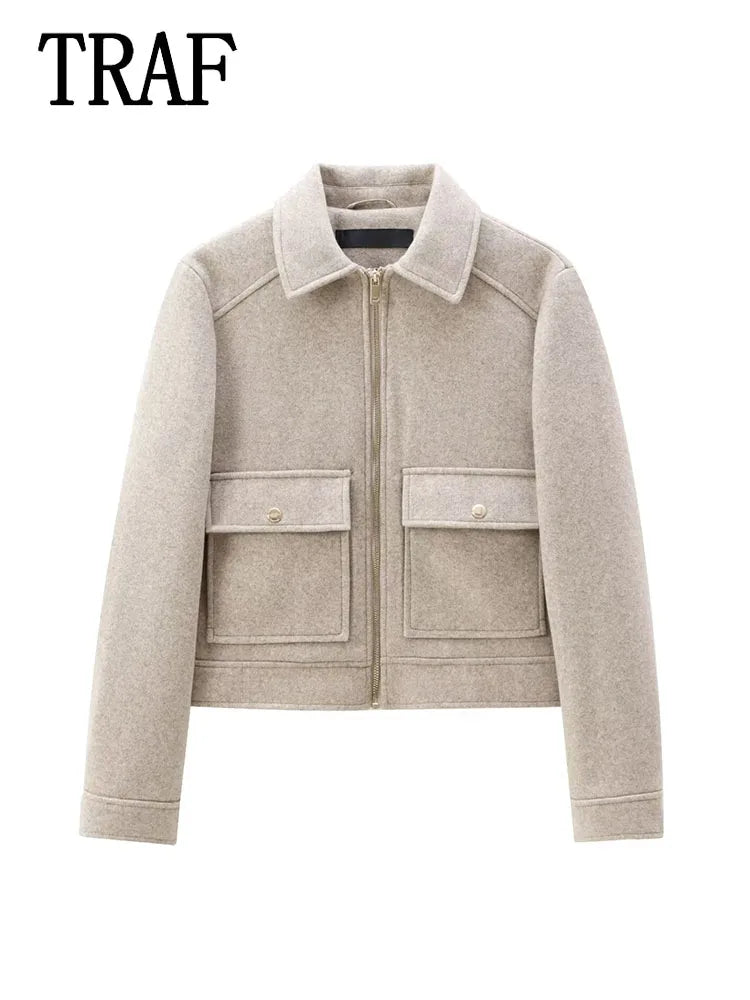 FARRUCCI Women’s Zipper Jacket — Winter 2025