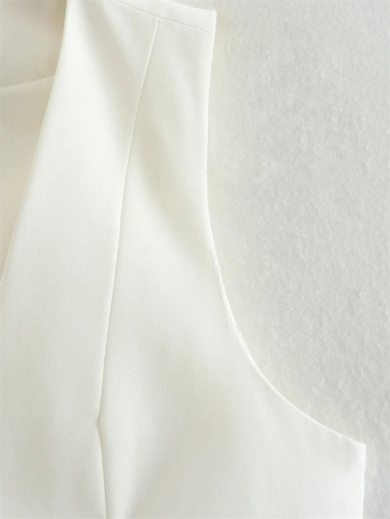FARRUCCI Women’s Cropped Vest — Summer 2025