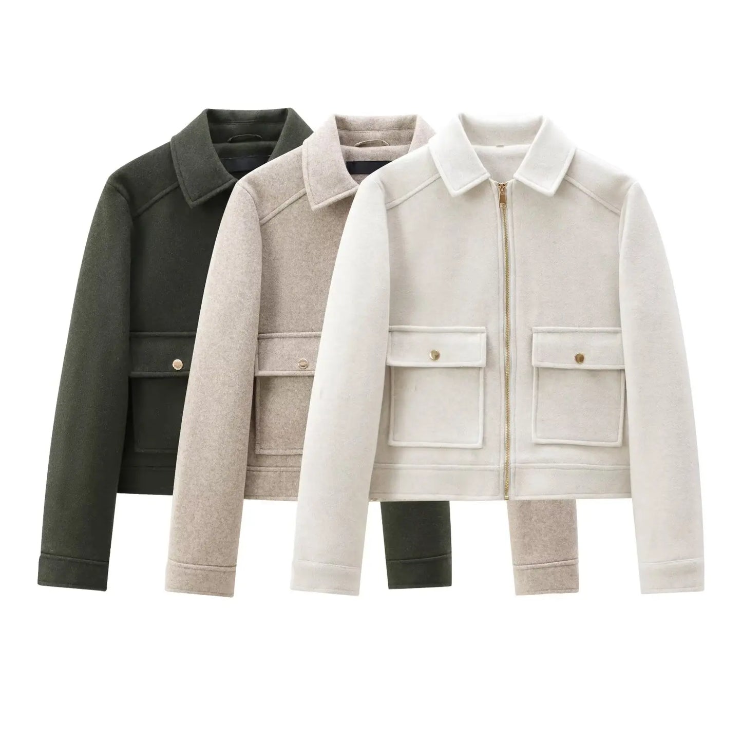 FARRUCCI Women’s Zipper Jacket — Winter 2025