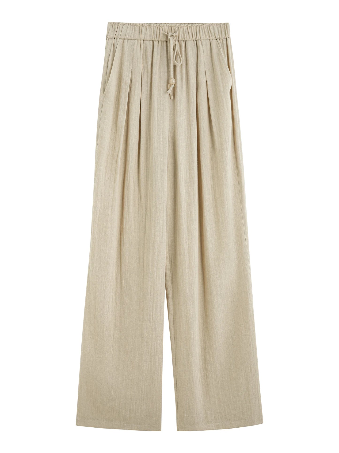 FARRUCCI Women’s Minimalist Linen High Waist Loose Trousers Summer 2025 | Luxury Old Money Casual Style
