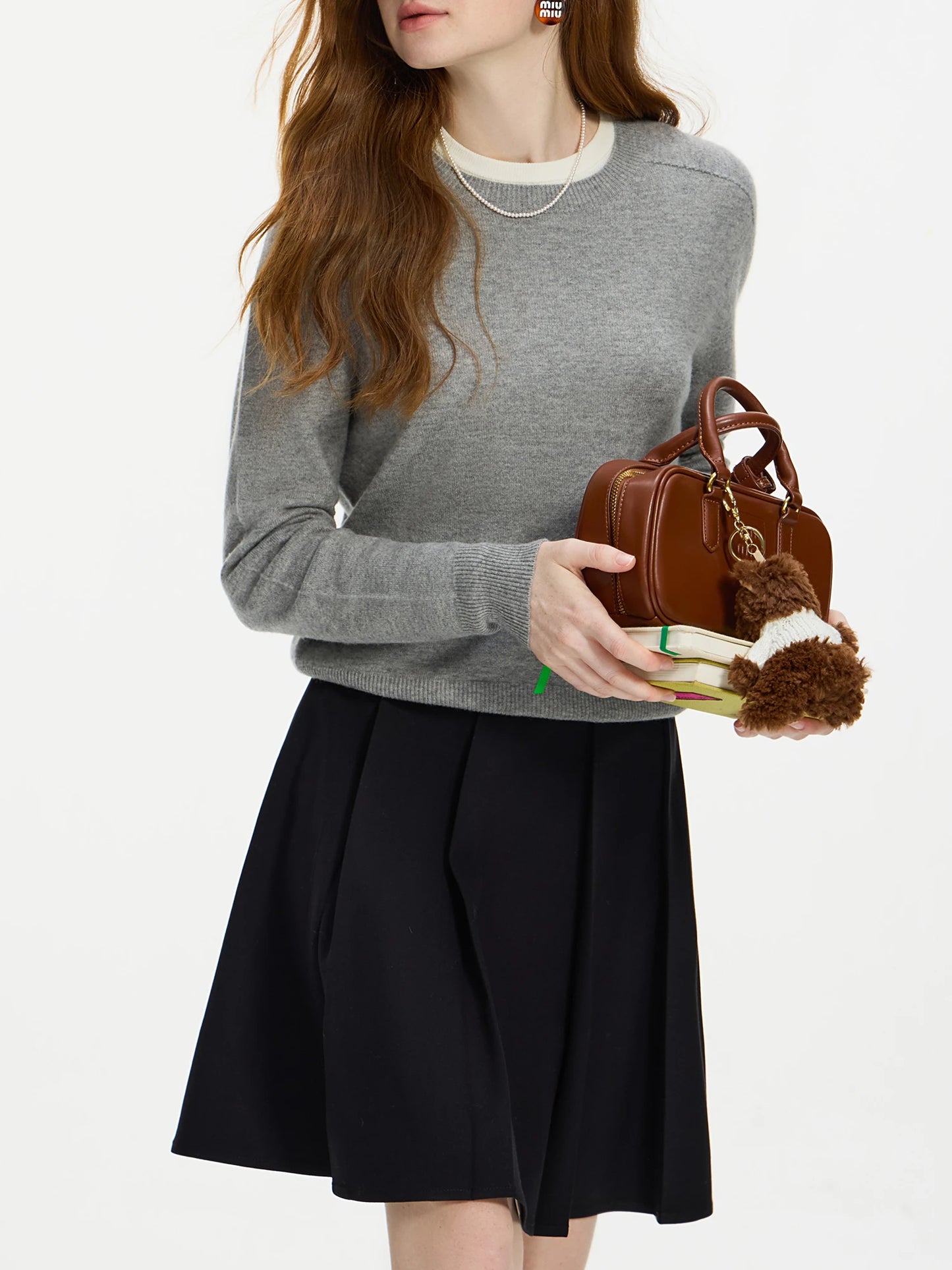 FARRUCCI 100% Wool Knit Sweater — Autumn 2025