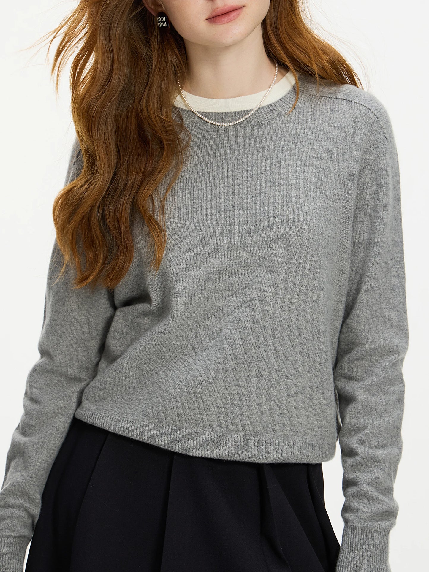 FARRUCCI 100% Wool Knit Sweater — Autumn 2025
