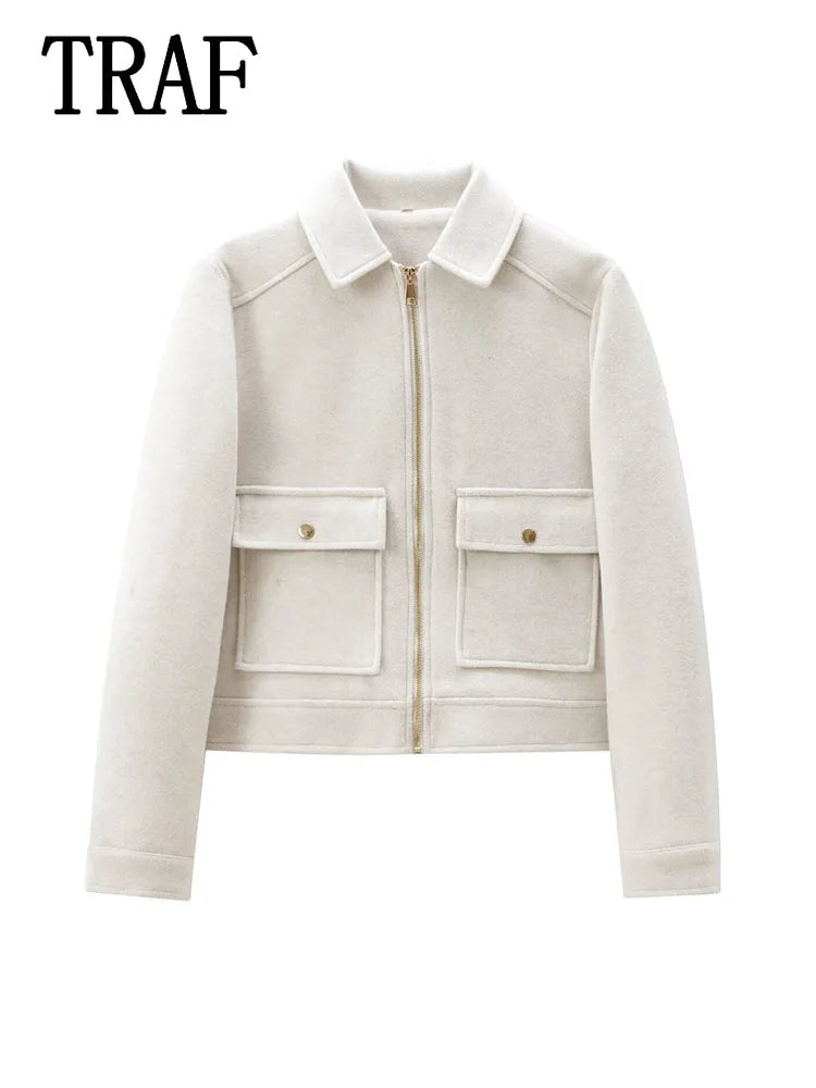 FARRUCCI Women’s Zipper Jacket — Winter 2025