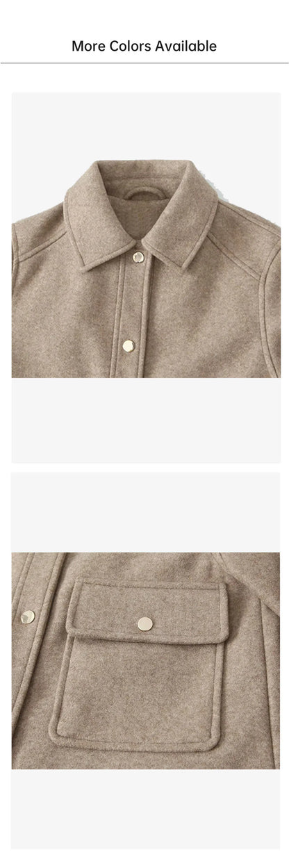 FARRUCCI Women’s Casual Polo Jacket — Autumn 2025