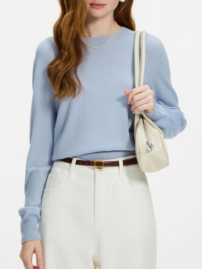 FARRUCCI 100% Wool Knit Sweater — Autumn 2025
