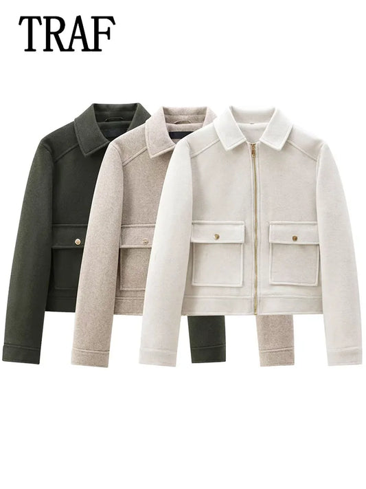 FARRUCCI Women’s Zipper Jacket — Winter 2025