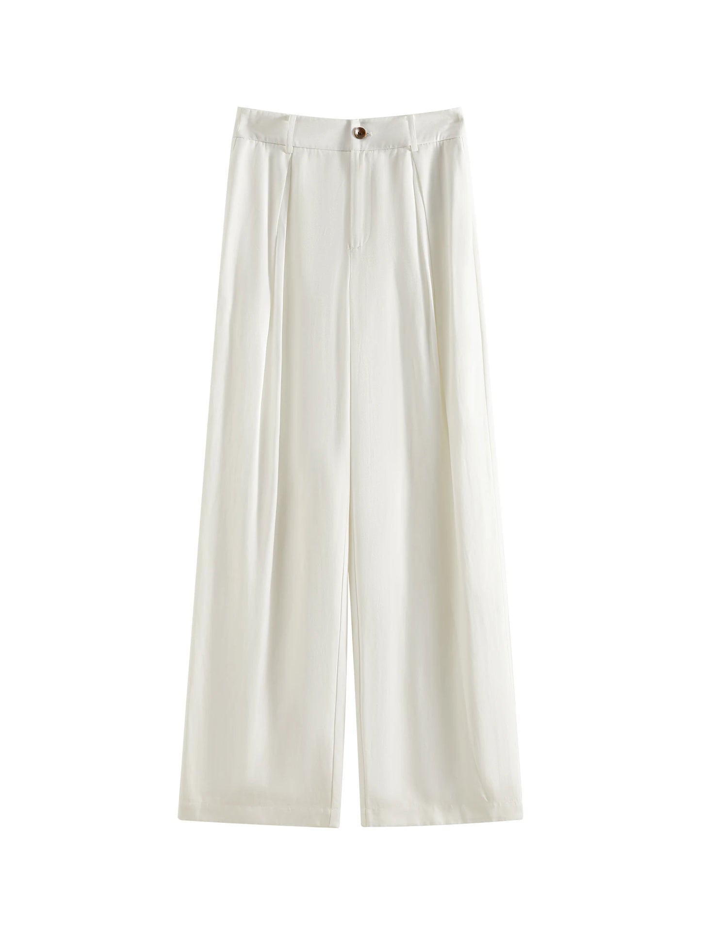 FARRUCCI Women’s Old Money Vintage Tailored Two-Piece Eco Linen Set Adjustable Waist Wide-Leg Pants Summer 2025 | From Boardroom to Brunch Luxury