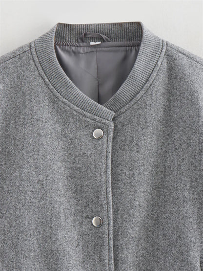 FARRUCCI Cropped Tweed Bomber Jacket — 2025