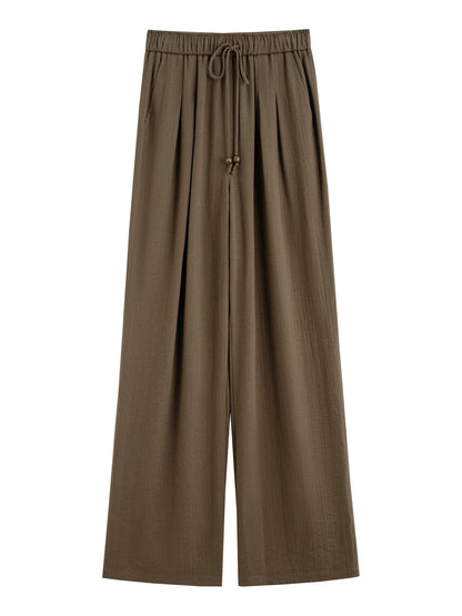 FARRUCCI Women’s Minimalist Linen High Waist Loose Trousers Summer 2025 | Luxury Old Money Casual Style
