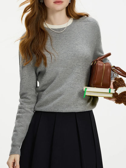FARRUCCI 100% Wool Knit Sweater — Autumn 2025