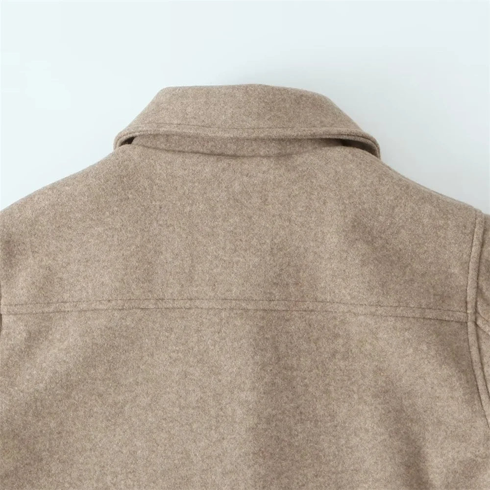 FARRUCCI Women’s Casual Polo Jacket — Autumn 2025