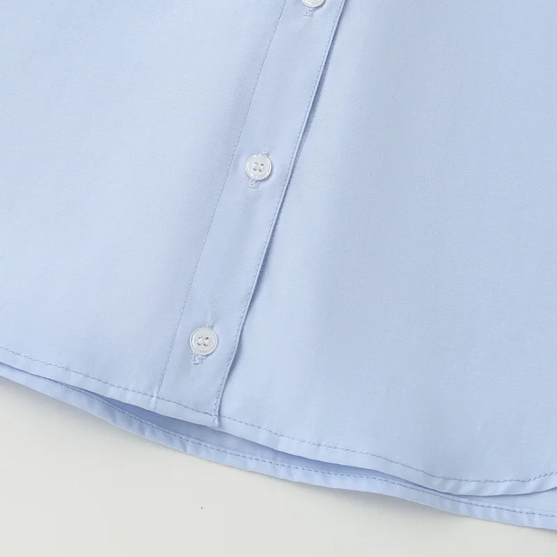 FARRUCCI Women’s Striped Long Sleeve Shirt | Oversized Casual Design — Summer 2025 Collection