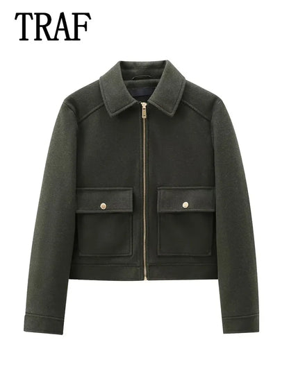 FARRUCCI Women’s Zipper Jacket — Winter 2025