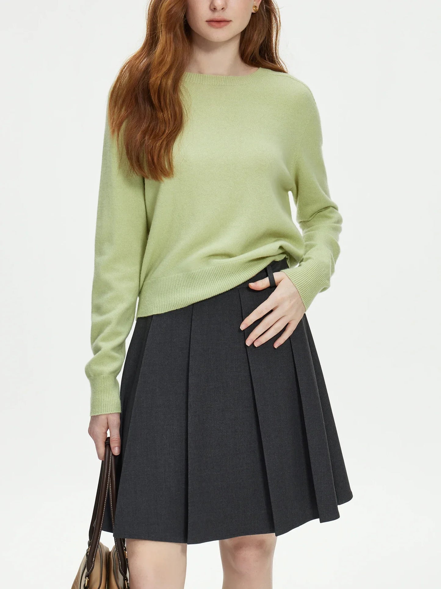 FARRUCCI 100% Wool Knit Sweater — Autumn 2025