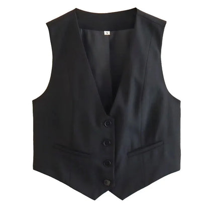 FARRUCCI Women’s Cropped Vest — Summer 2025