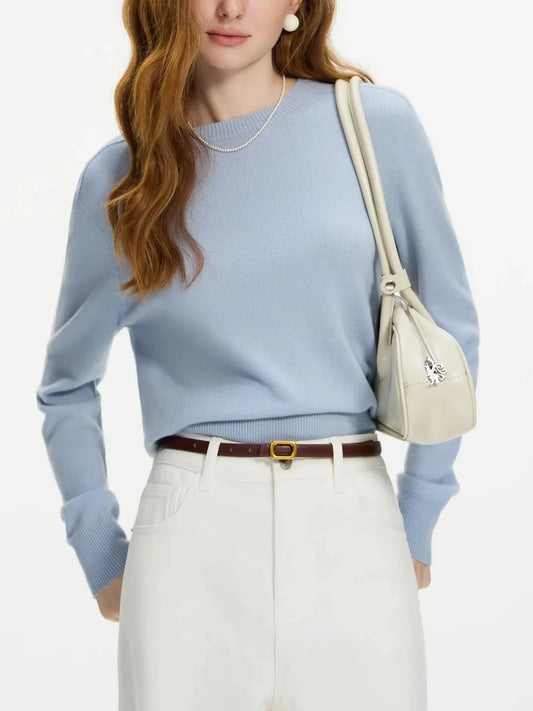 FARRUCCI 100% Wool Knit Sweater — Autumn 2025
