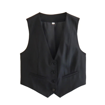 FARRUCCI Women’s Cropped Vest — Summer 2025