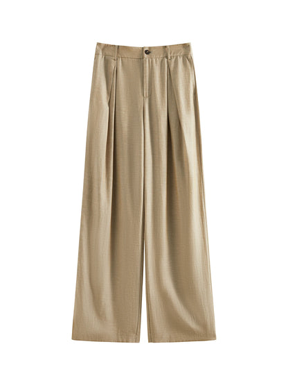 FARRUCCI Women’s Old Money Vintage Tailored Two-Piece Eco Linen Set Adjustable Waist Wide-Leg Pants Summer 2025 | From Boardroom to Brunch Luxury
