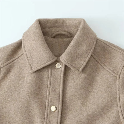 FARRUCCI Women’s Casual Polo Jacket — Autumn 2025