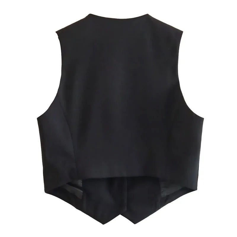 FARRUCCI Women’s Cropped Vest — Summer 2025