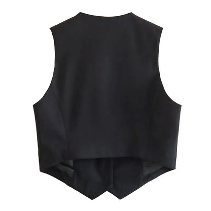FARRUCCI Women’s Cropped Vest — Summer 2025