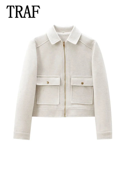 FARRUCCI Women’s Zipper Jacket — Winter 2025